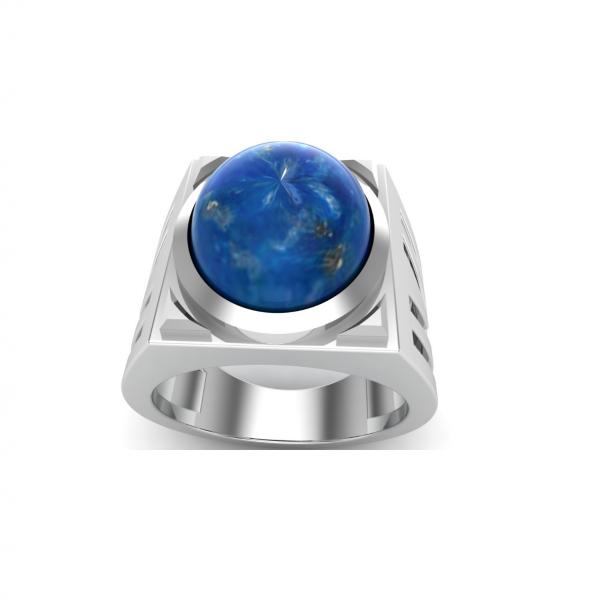 Bague lapis lazuli argent Kingdom